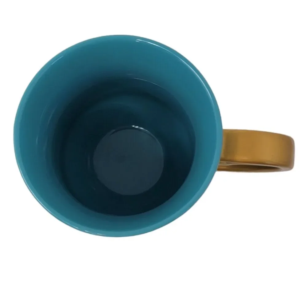 Disney Princess Jasmine Aladdin‎ Coffee Mug Live Action 2019 Footed Blue Rajah